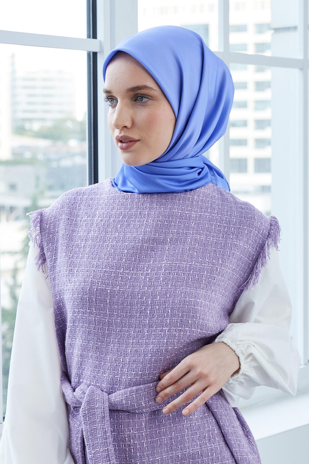 İki Renkli Eşarp Violet&Mor