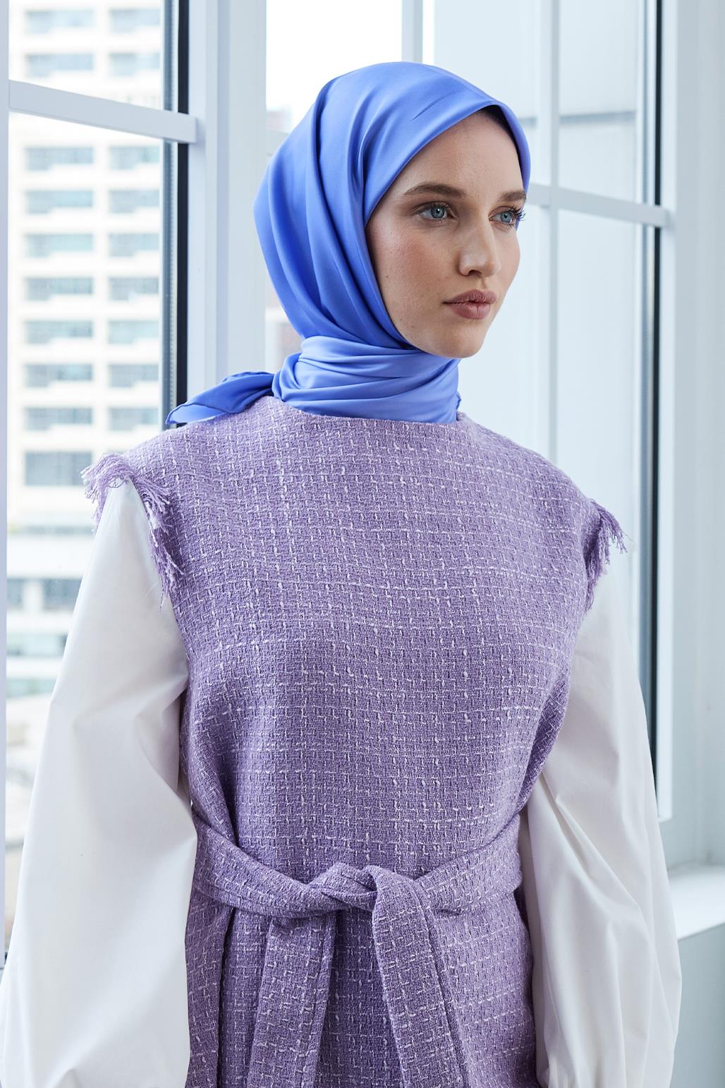 İki Renkli Eşarp Violet&Mor