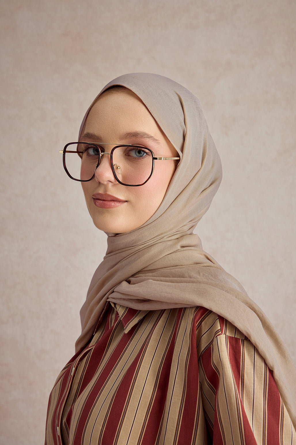 Organik Crash Şal Deve Tüyü