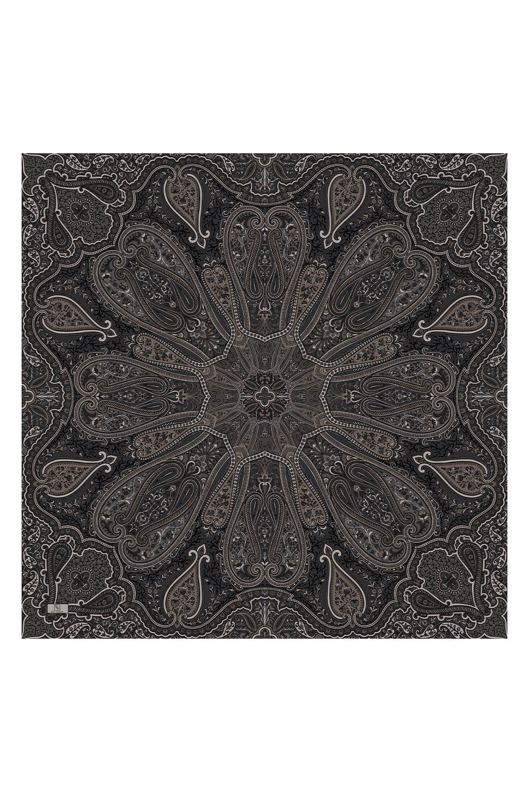 Pamuk Eşarp Bloom Antrasit