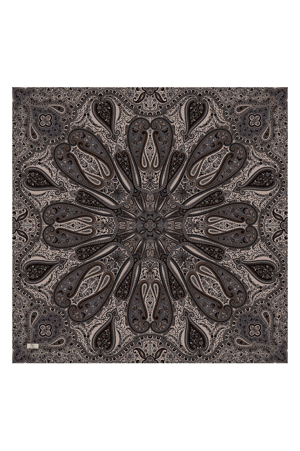 Pamuk Eşarp Bloom Kahve