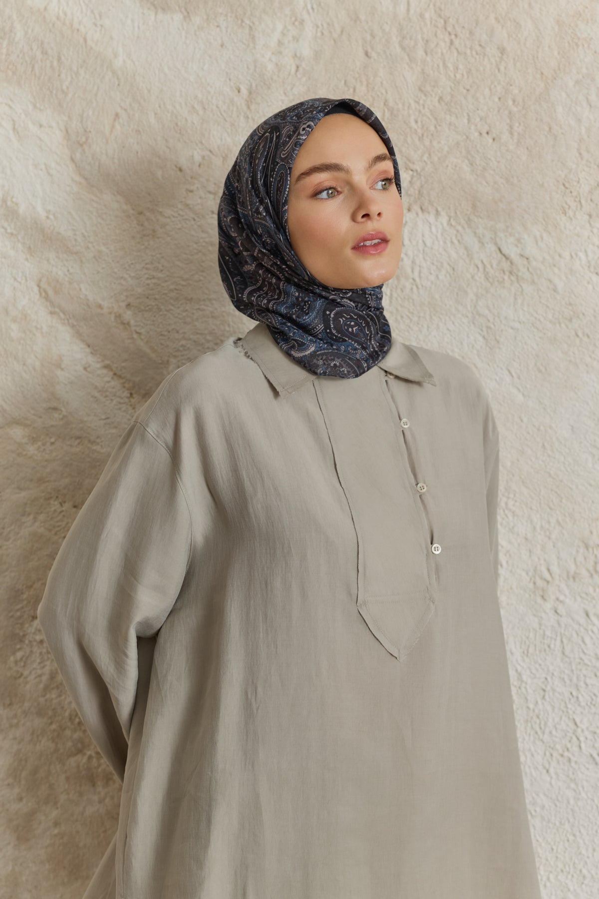 Pamuk Eşarp Garden Siyah