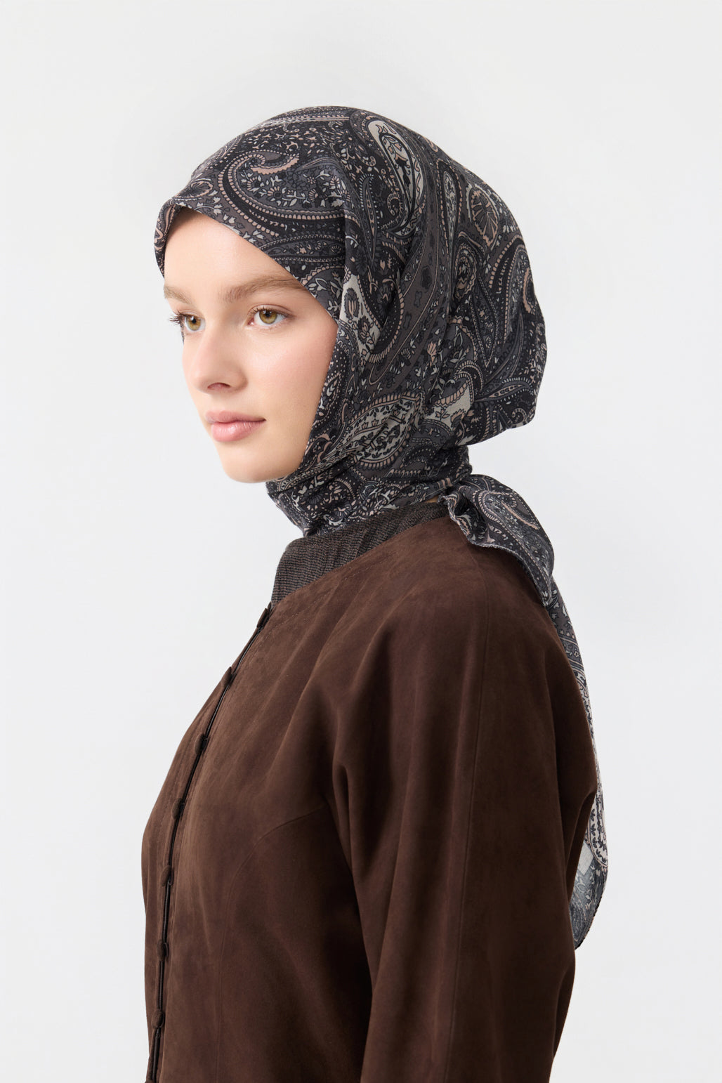 Pamuk Eşarp Garden Soft Kahve