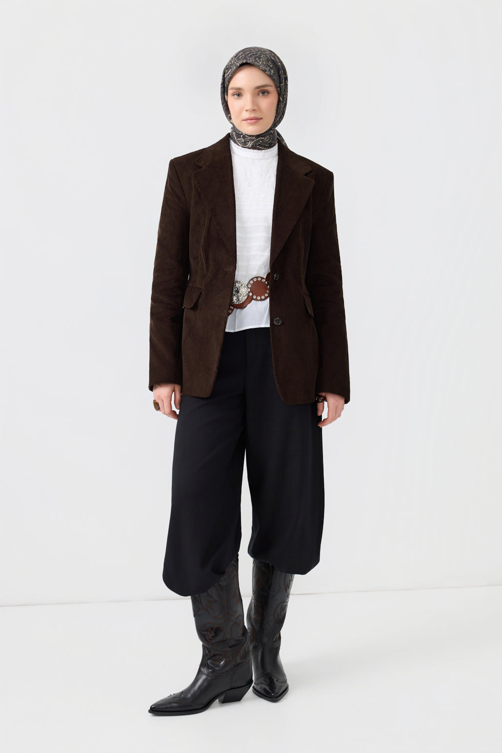 Pamuk Eşarp Magic Haki Yeşili