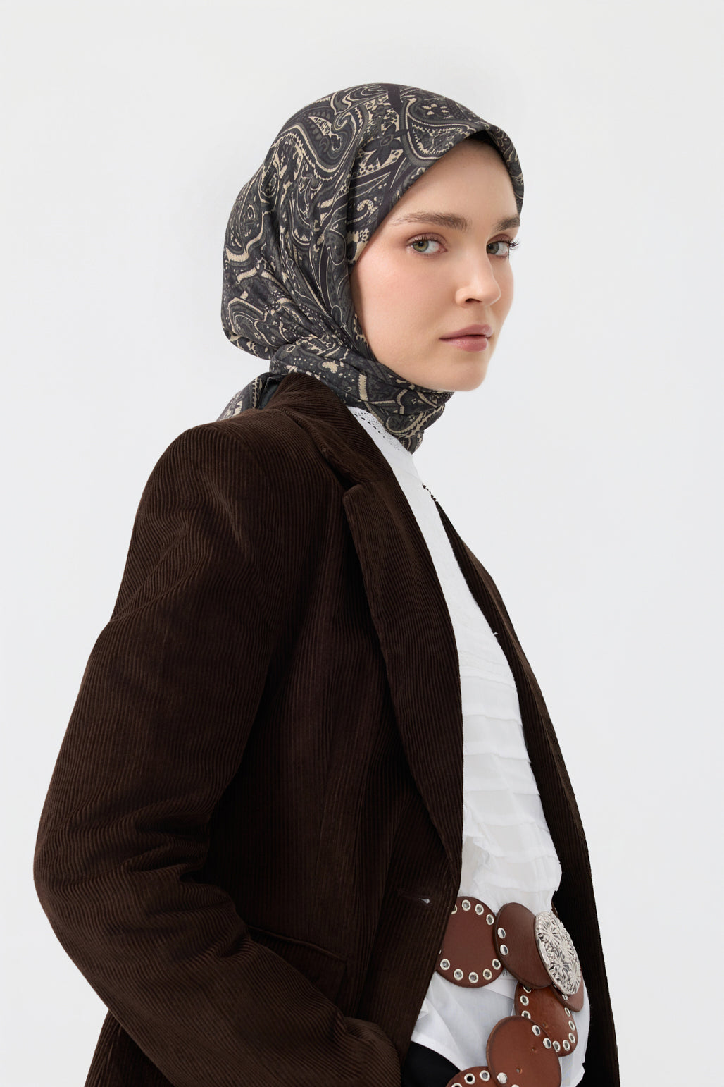 Pamuk Eşarp Magic Haki Yeşili