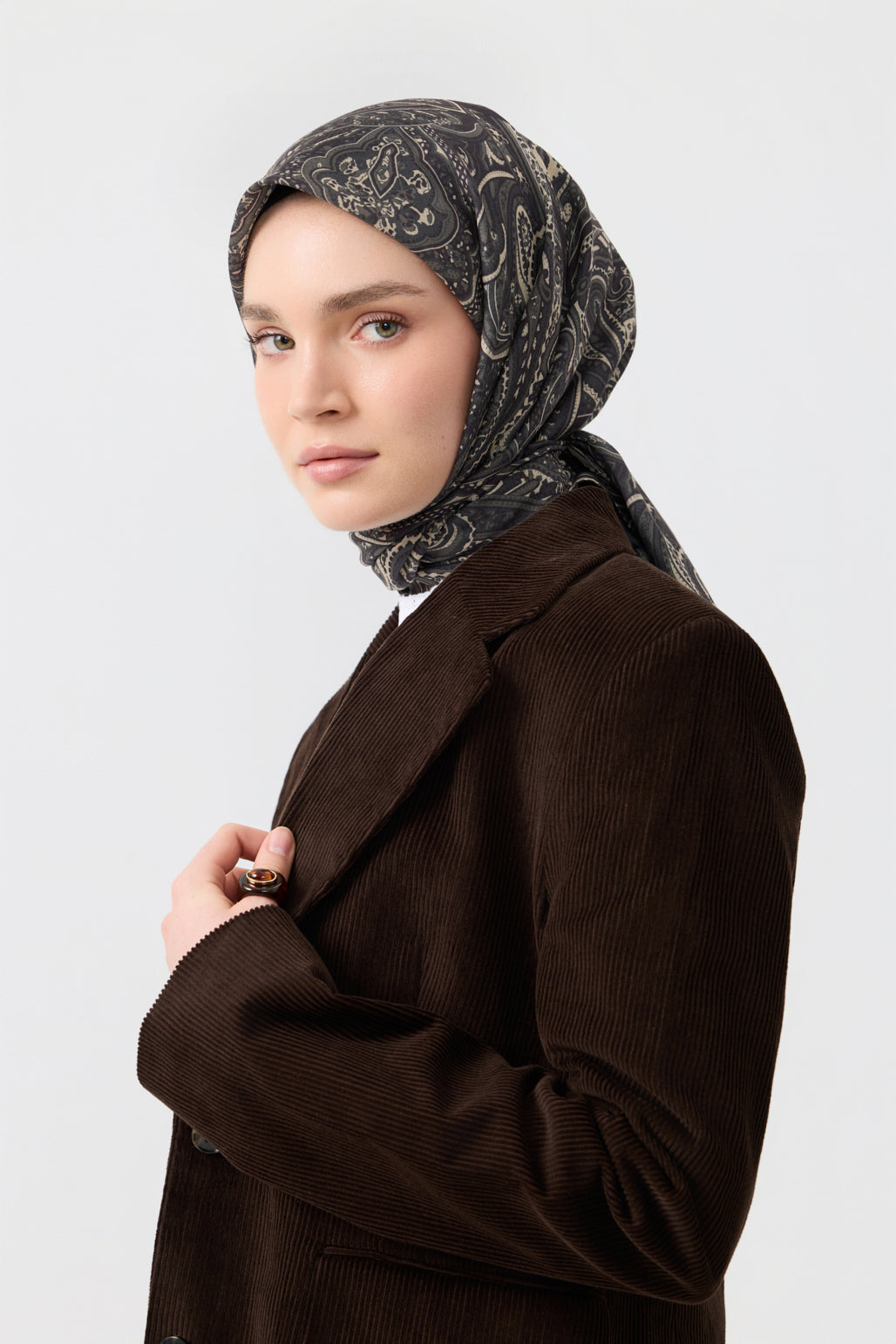 Pamuk Eşarp Magic Haki Yeşili