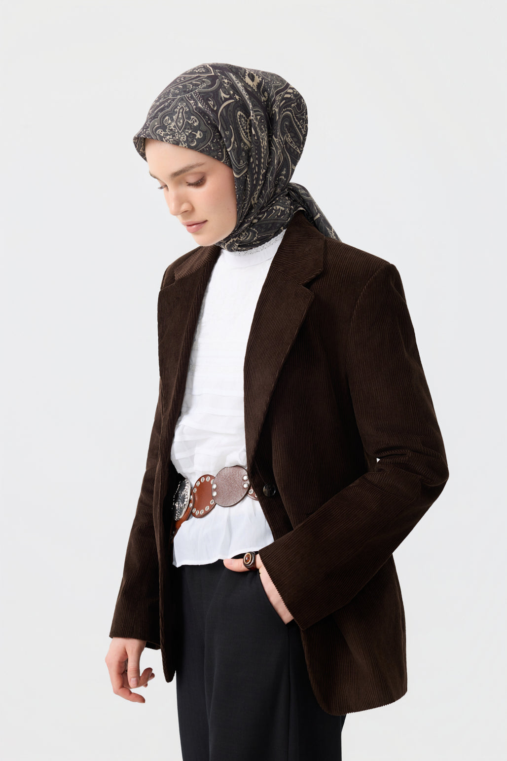 Pamuk Eşarp Magic Haki Yeşili