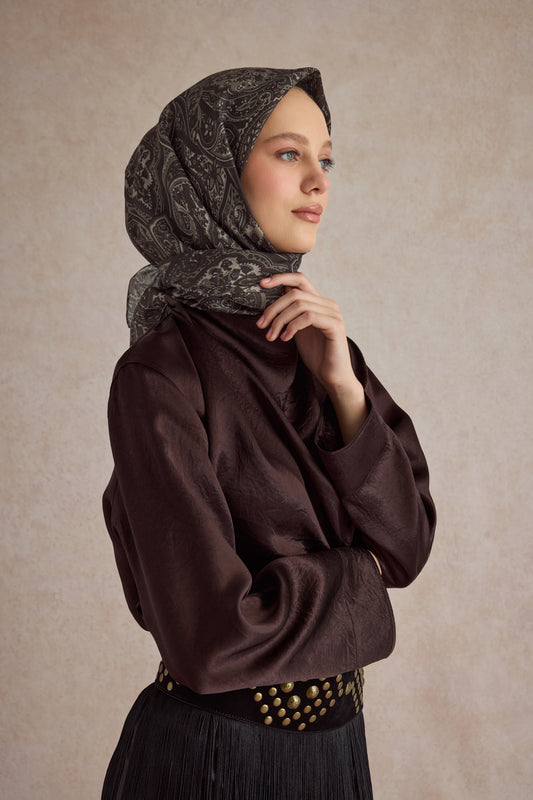 Pamuk Eşarp Magic Koyu Yeşil