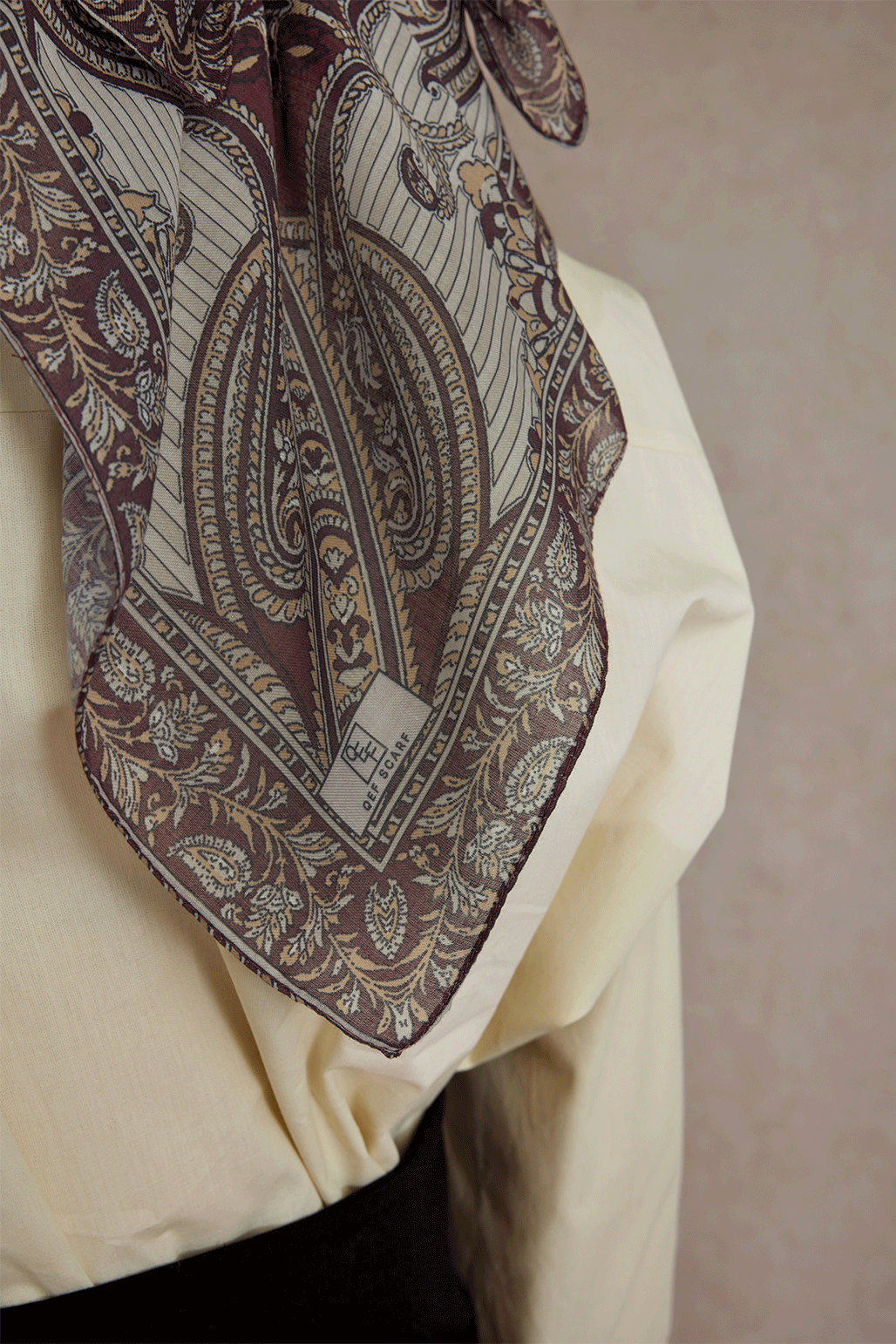 Pamuk Eşarp Tale Bordo