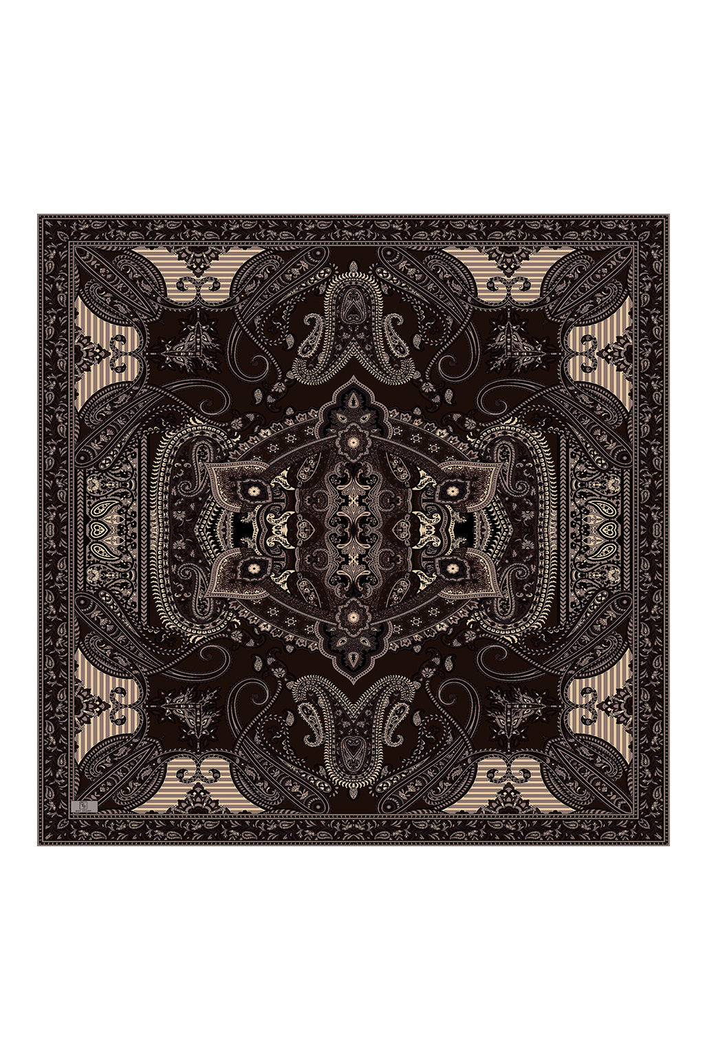 Pamuk Eşarp Tale Çikolata Kahve