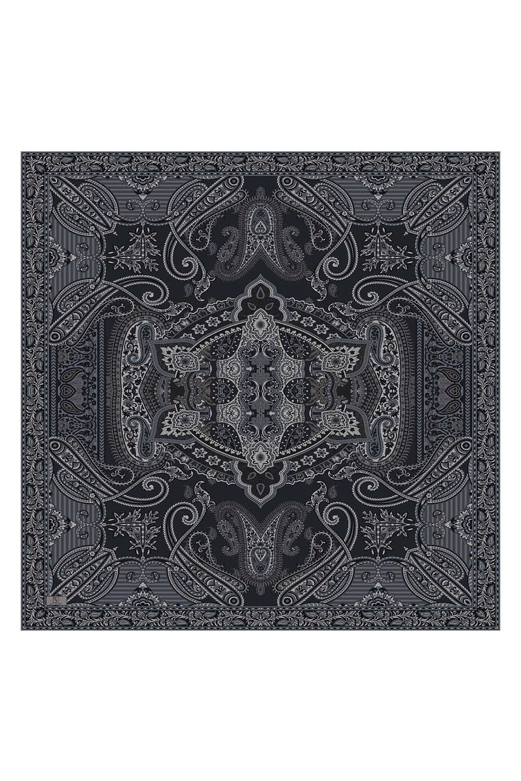 Pamuk Eşarp Tale Gümüş