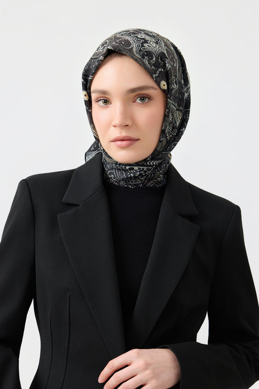 Pamuk Eşarp Tale Haki Yeşili