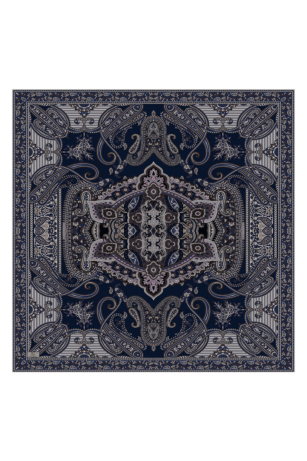 Pamuk Eşarp Tale Lacivert