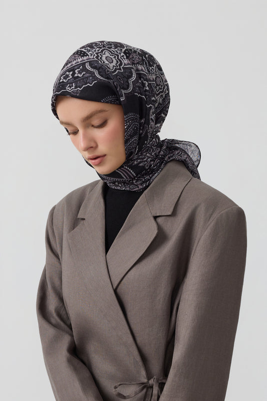 Pamuk Eşarp Tale Siyah