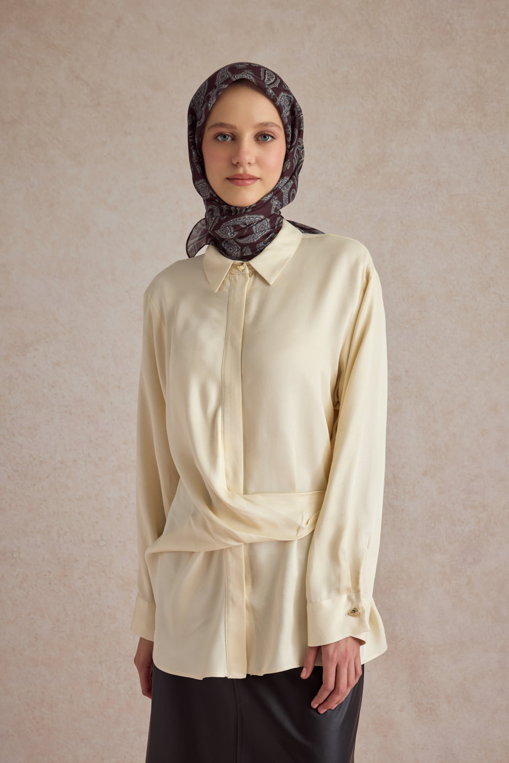 Pamuk Eşarp Timeless Bordo