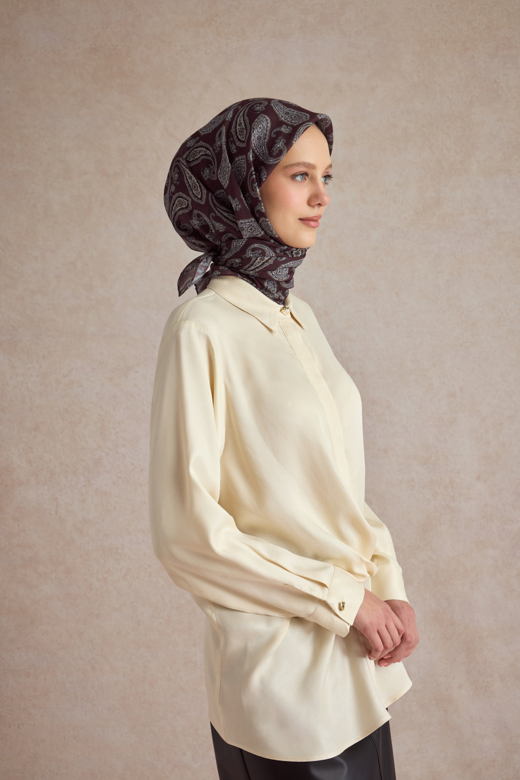 Pamuk Eşarp Timeless Bordo