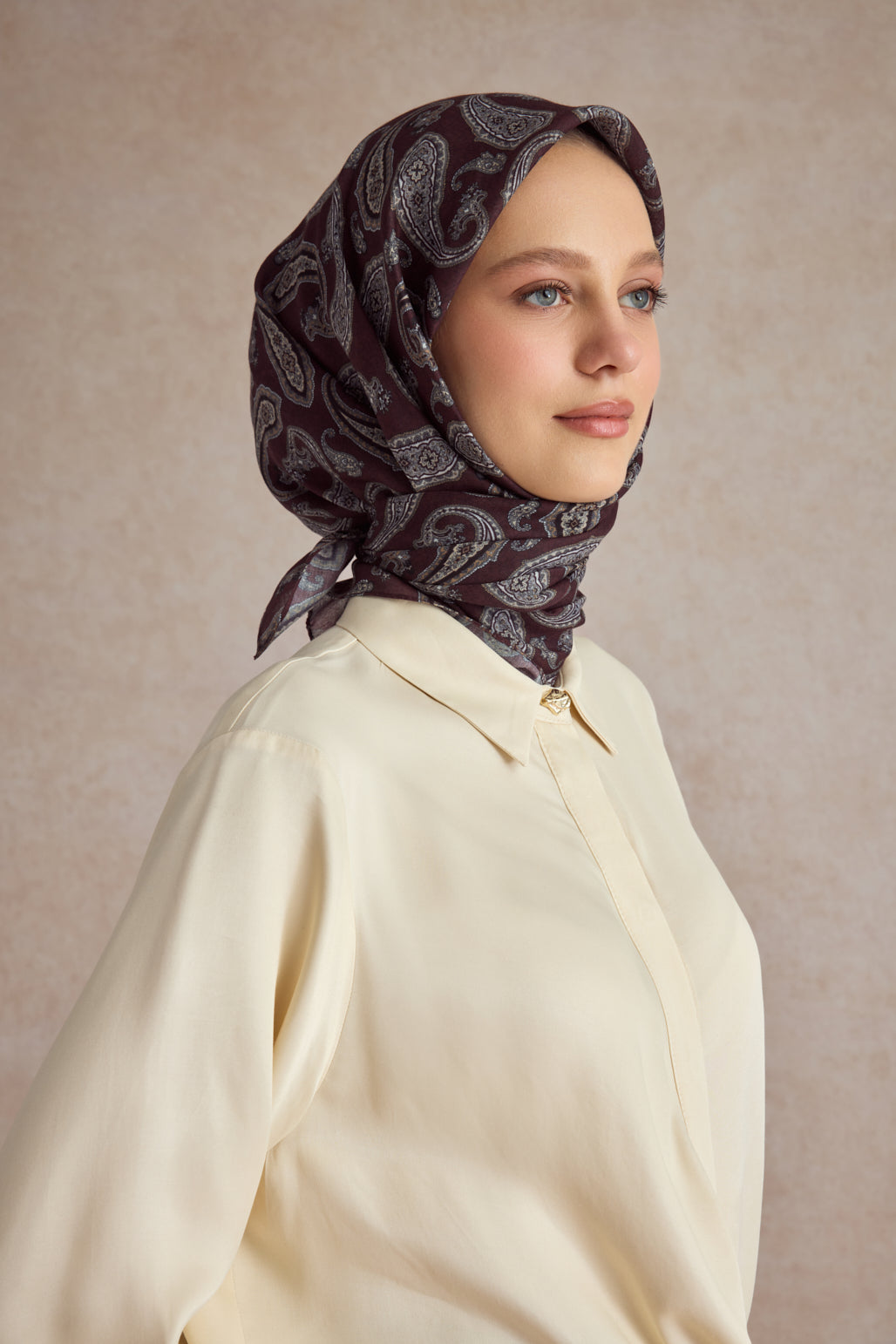 Pamuk Eşarp Timeless Bordo