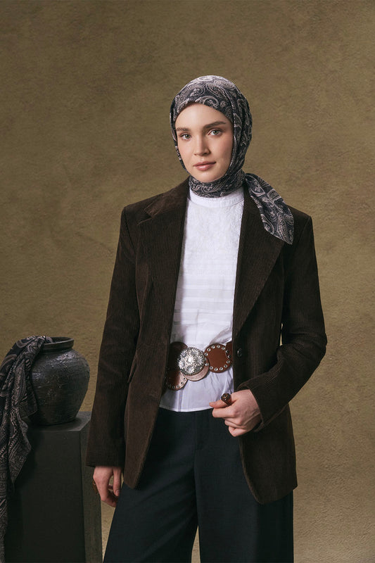 Pamuk Eşarp Timeless Siyah