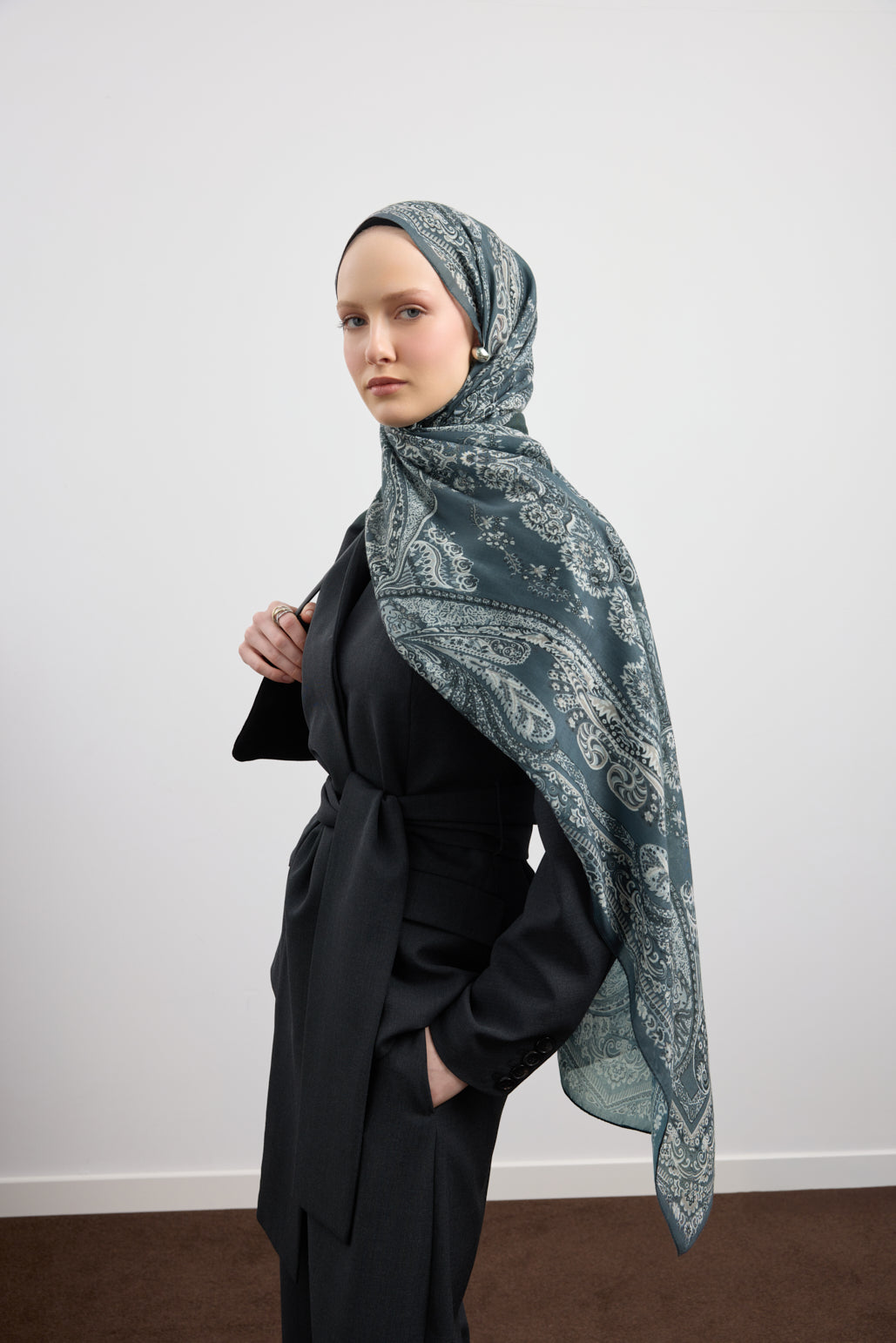 Pamuk Şal Flow Antrasit