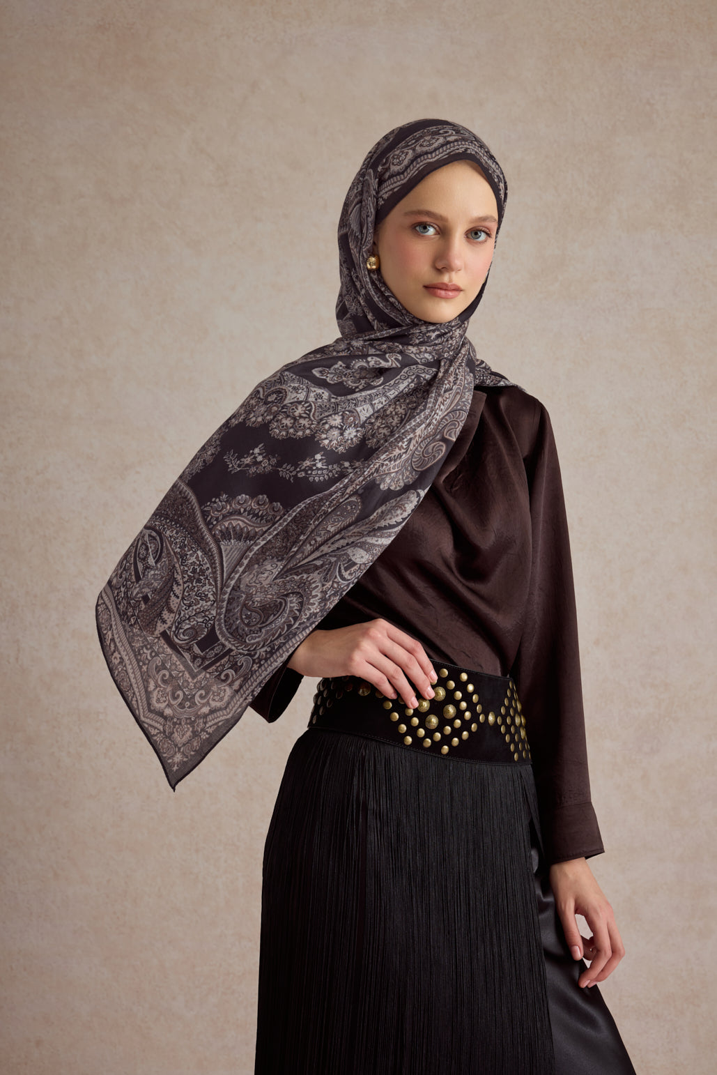 Pamuk Şal Flow Kahve