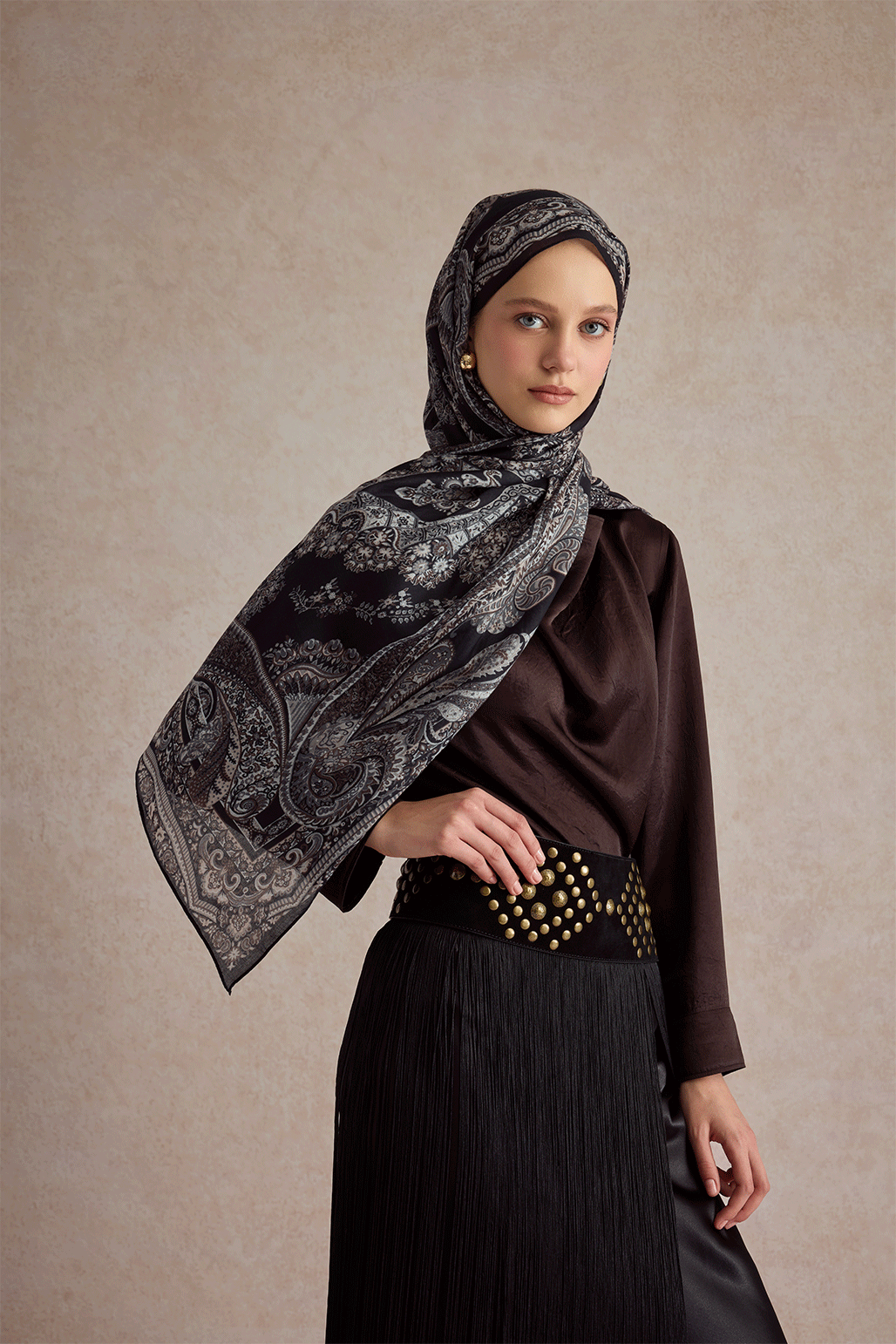 Pamuk Şal Flow Kahve