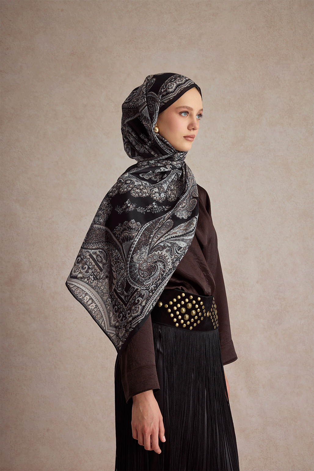 Pamuk Şal Flow Kahve