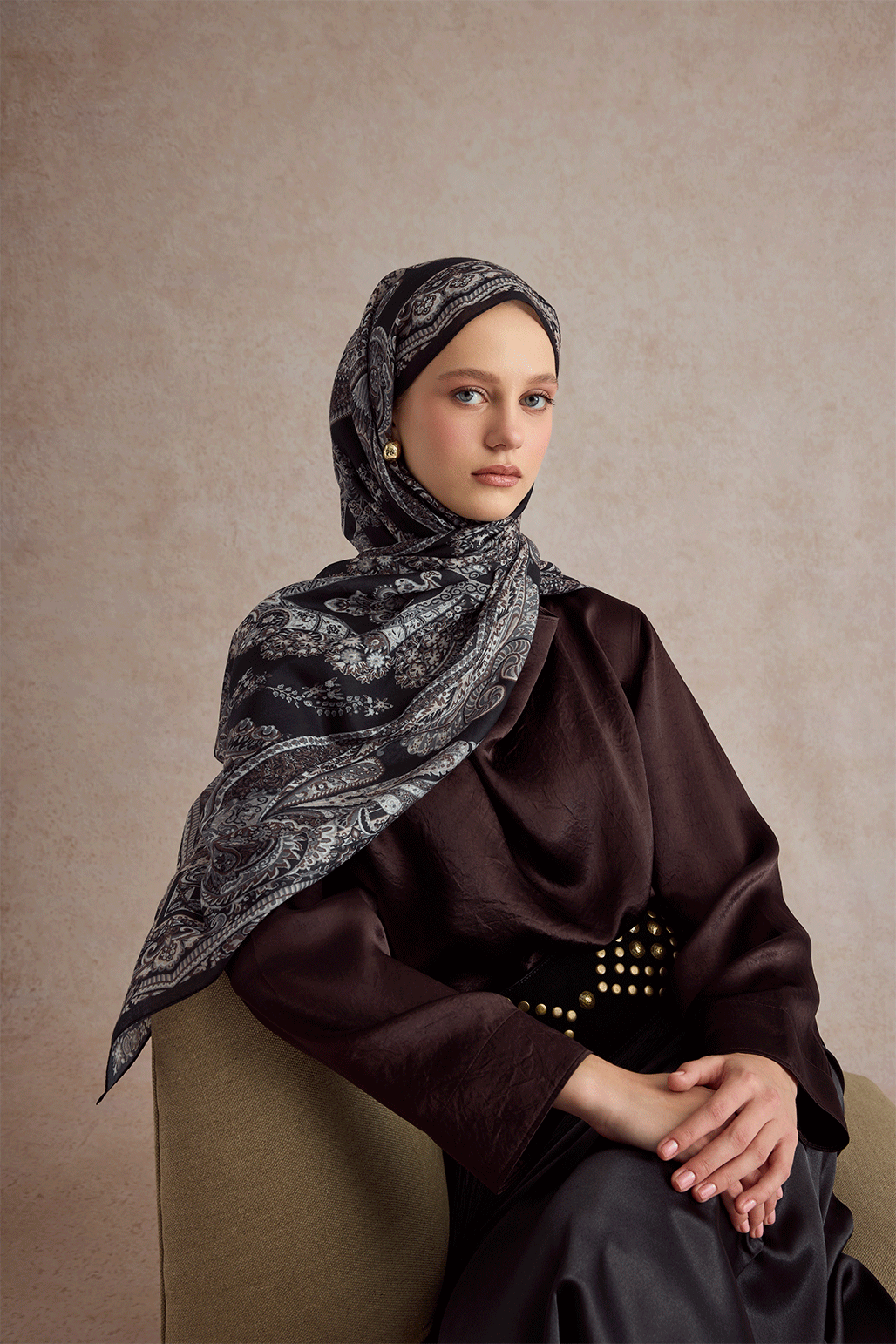 Pamuk Şal Flow Kahve