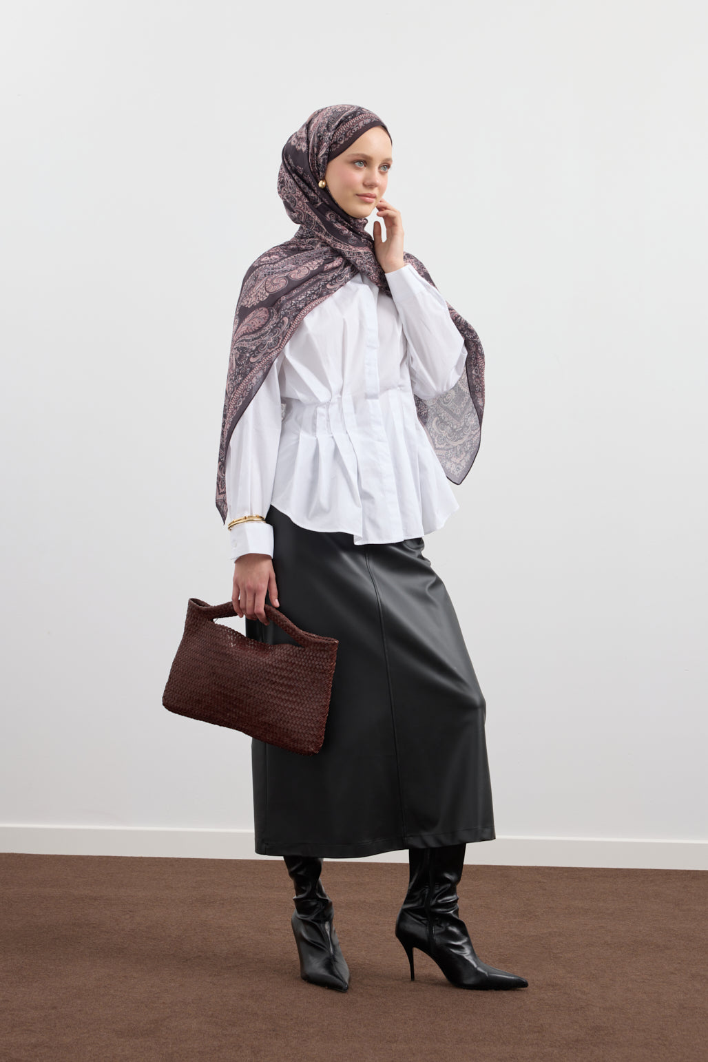 Pamuk Şal Flow Mürdüm Eriği