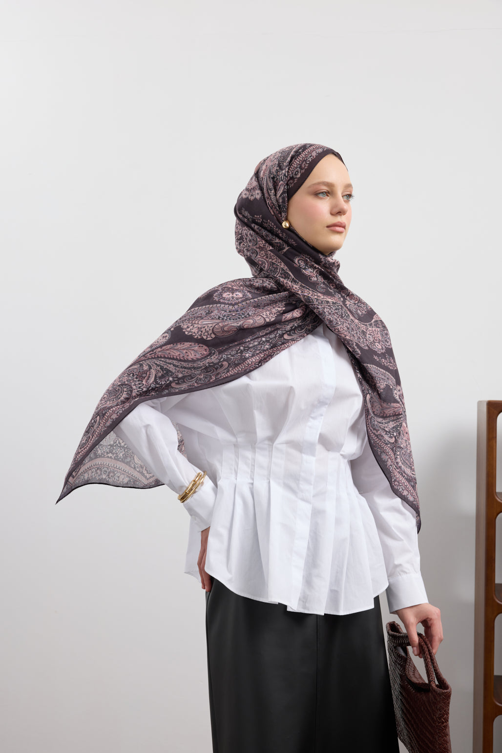 Pamuk Şal Flow Mürdüm Eriği