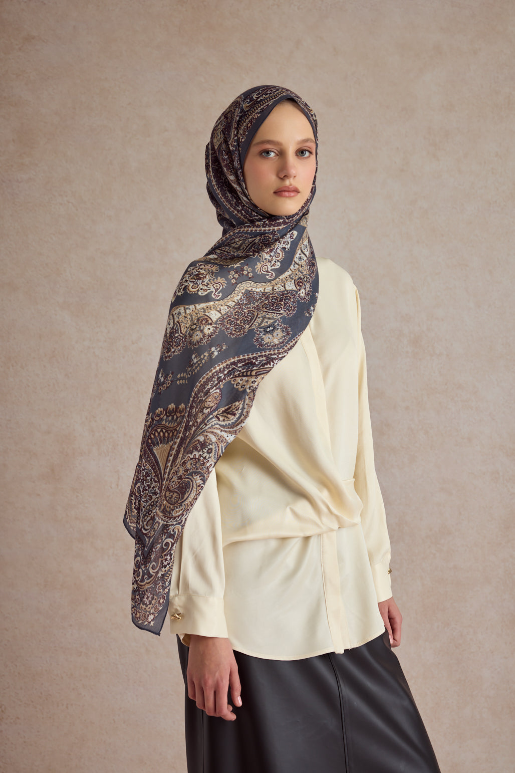 Pamuk Şal Flow Olive