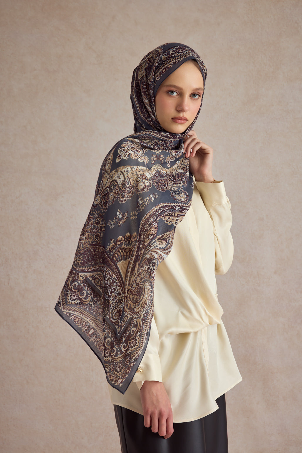 Pamuk Şal Flow Olive