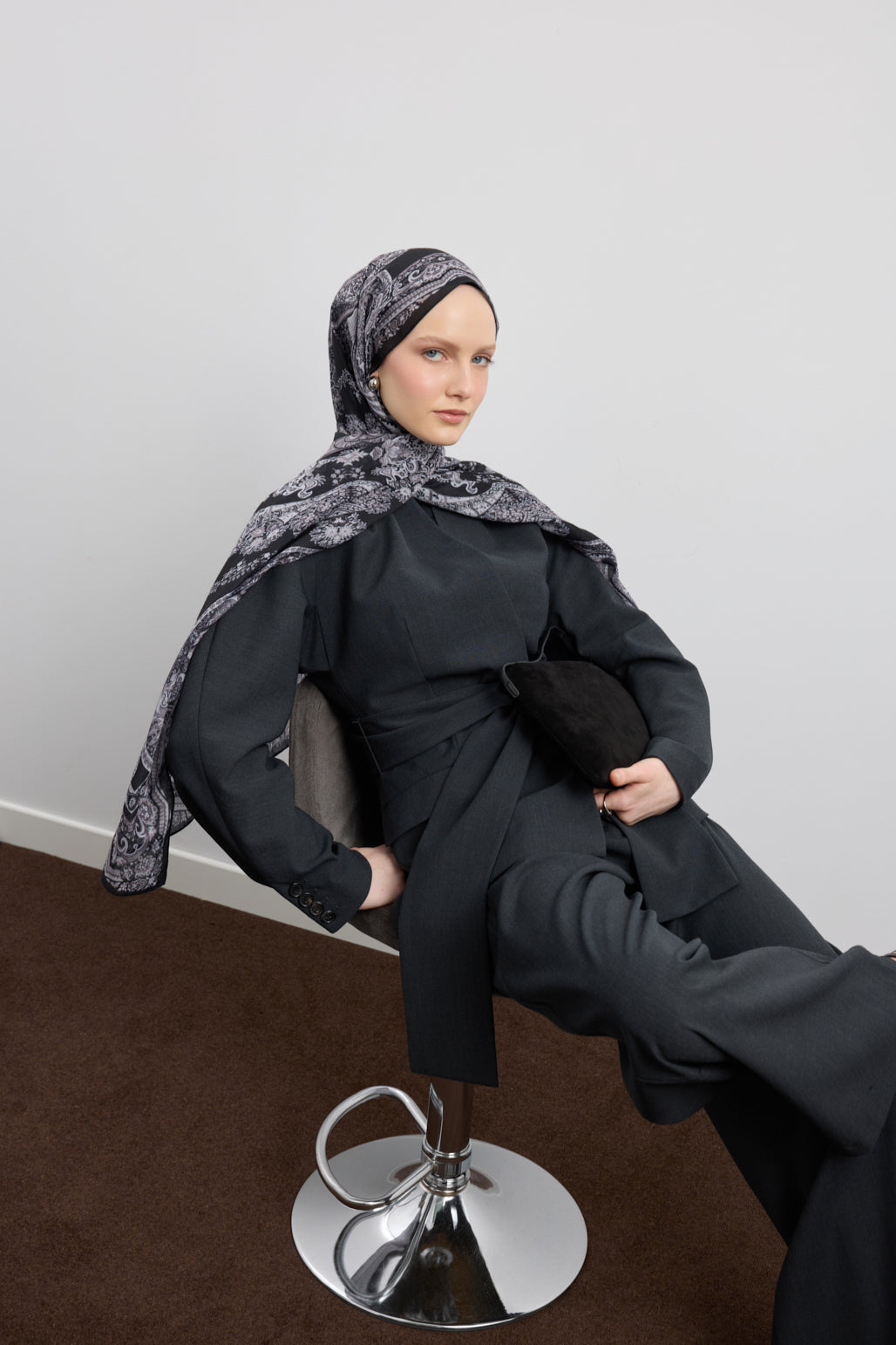 Pamuk Şal Flow Siyah