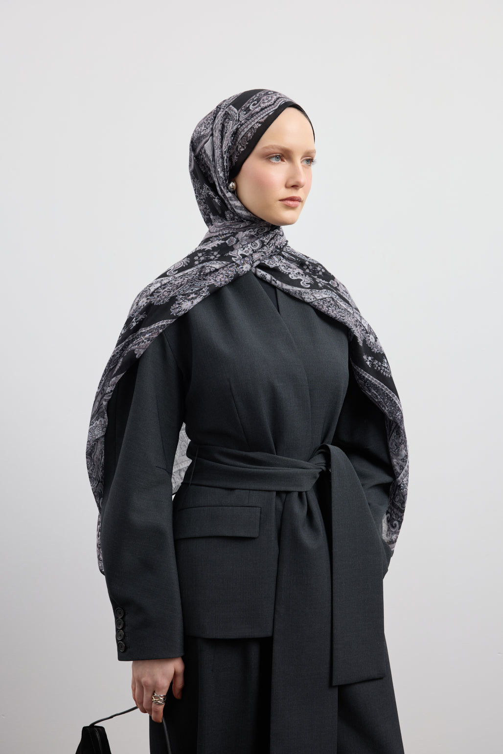 Pamuk Şal Flow Siyah