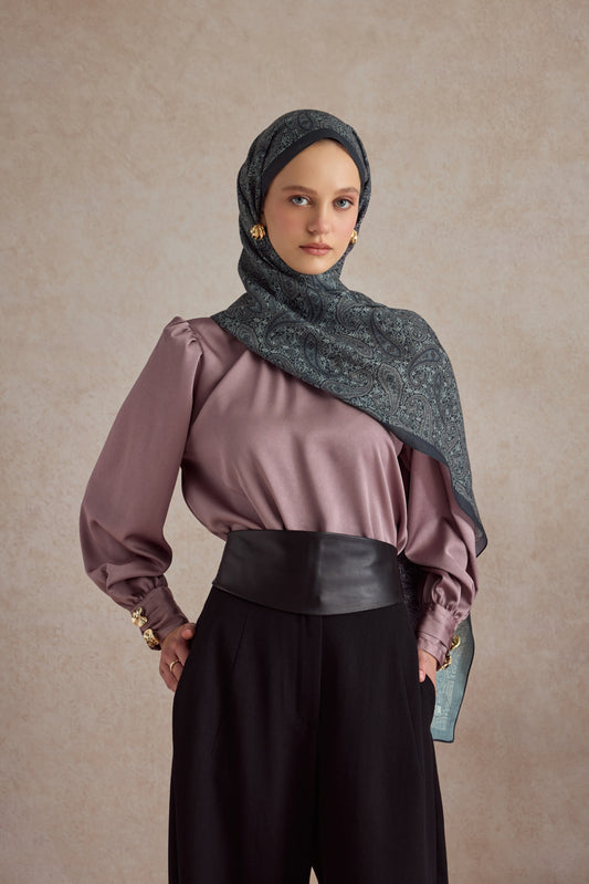 Pamuk Şal Lune Gümüş