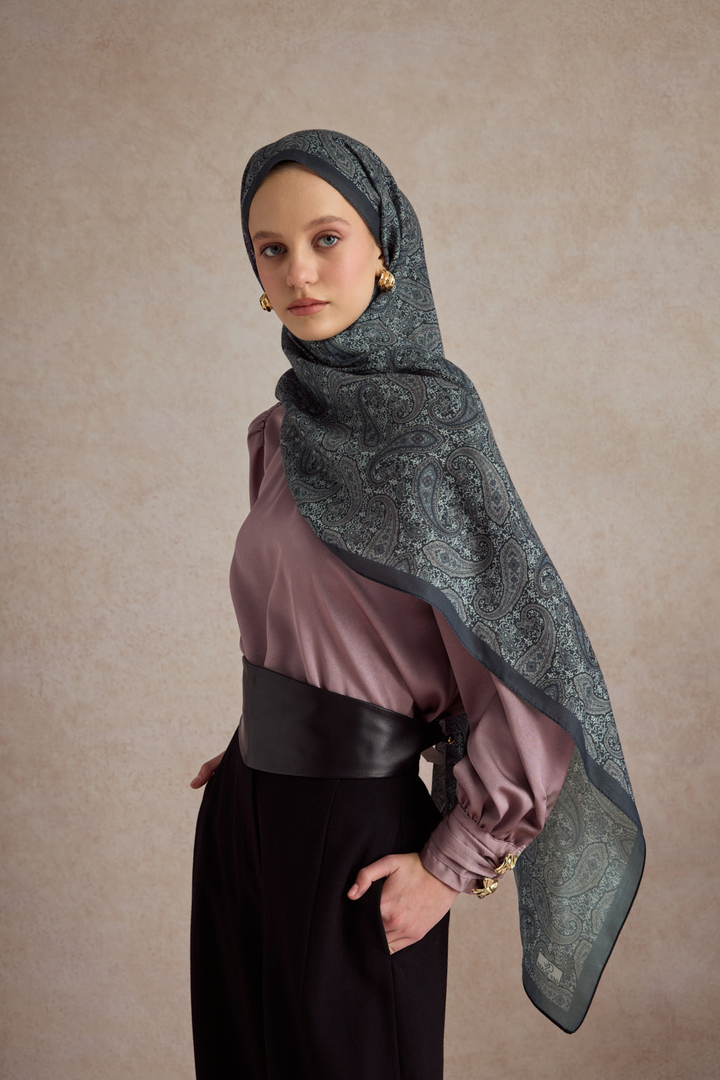 Pamuk Şal Lune Gümüş