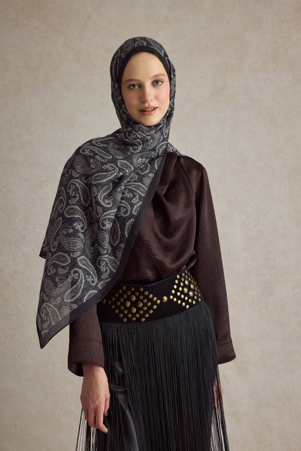 Pamuk Şal Lune Kahve