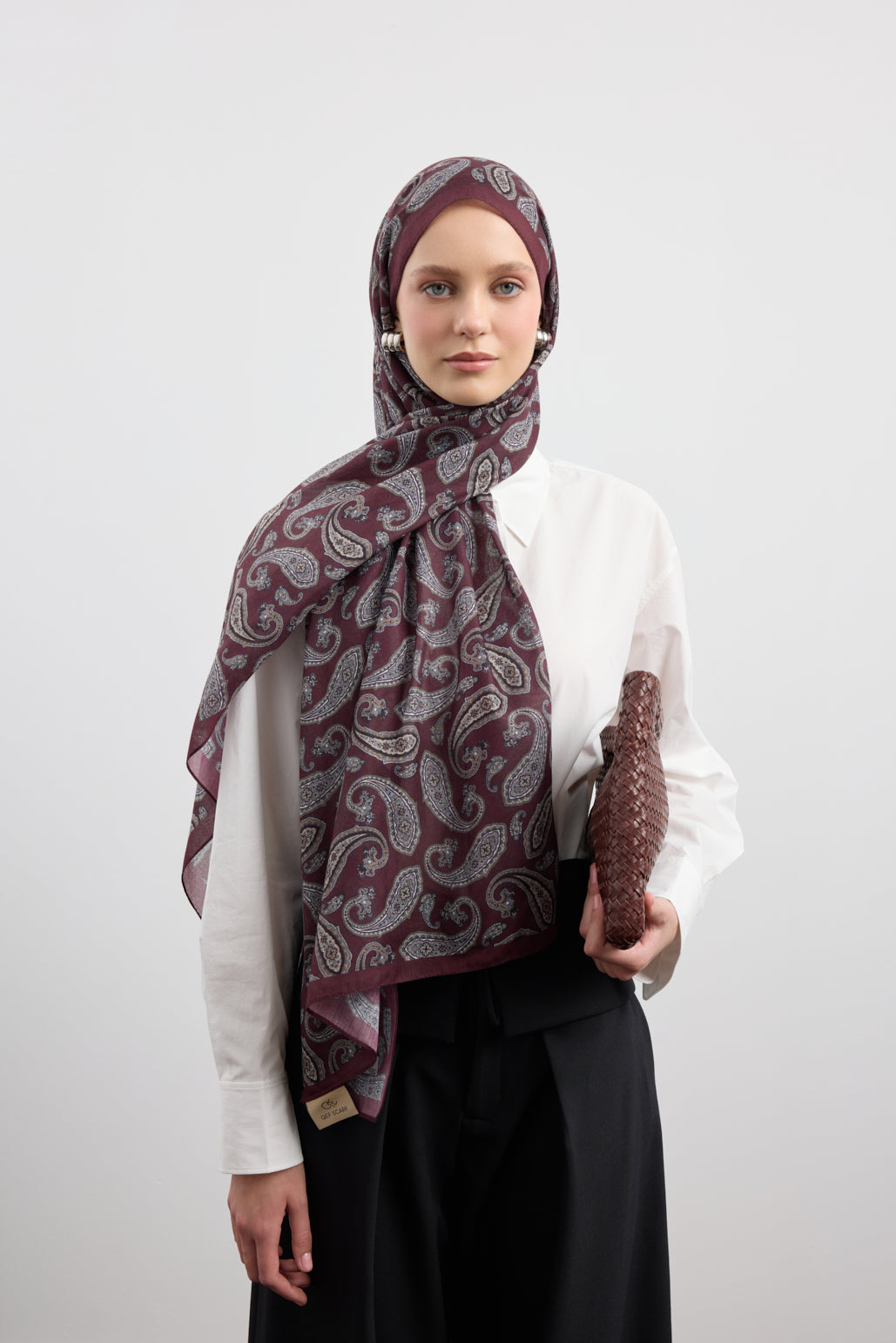 Pamuk Şal Lune Mürdüm