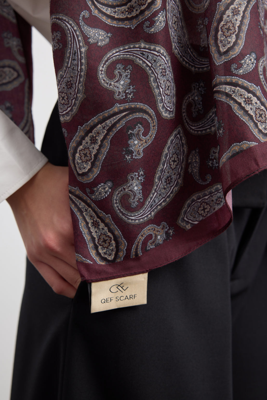 Pamuk Şal Lune Mürdüm