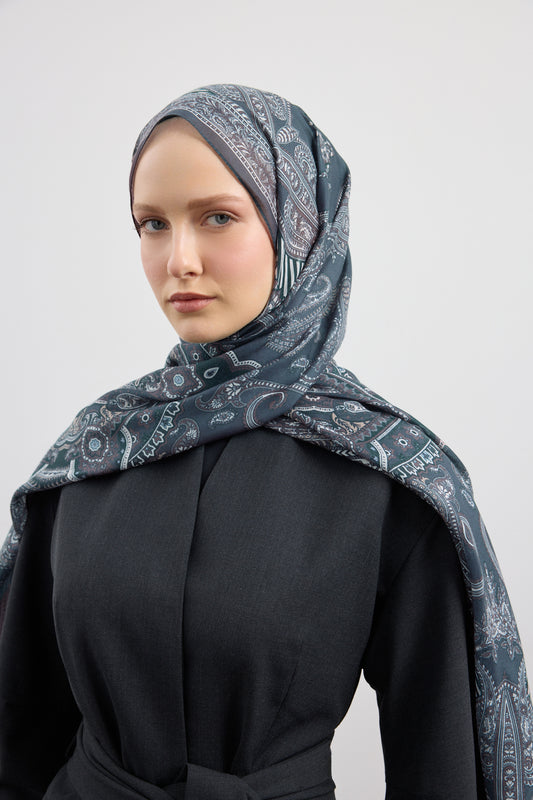 Pamuk Şal Shadow Gri