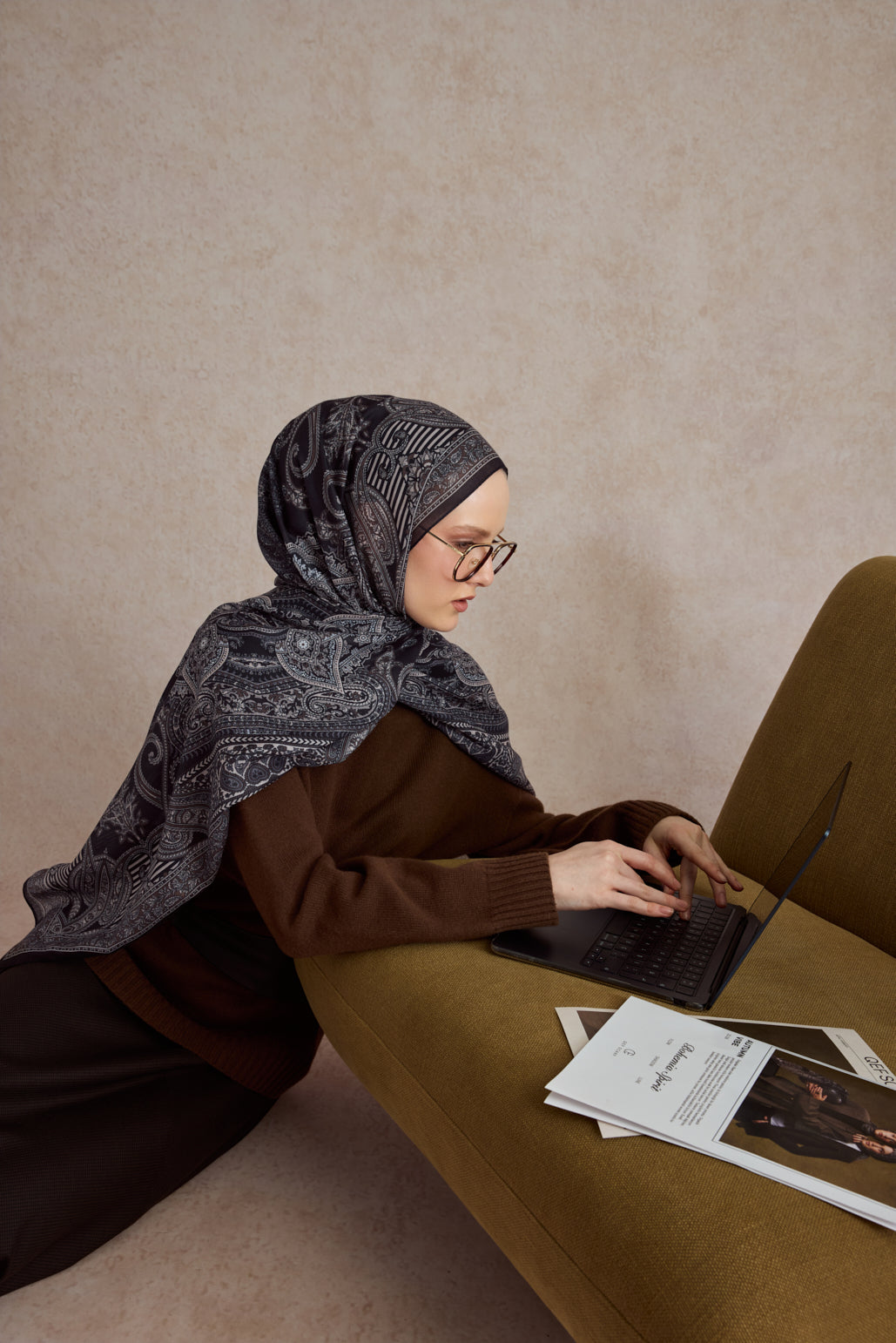 Pamuk Şal Shadow Siyah