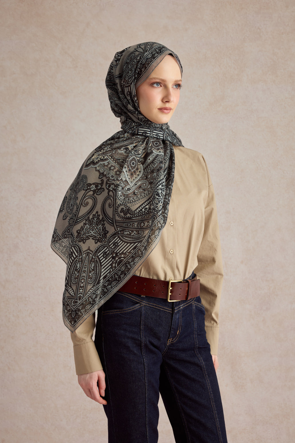 Pamuk Şal Shadow Vizon