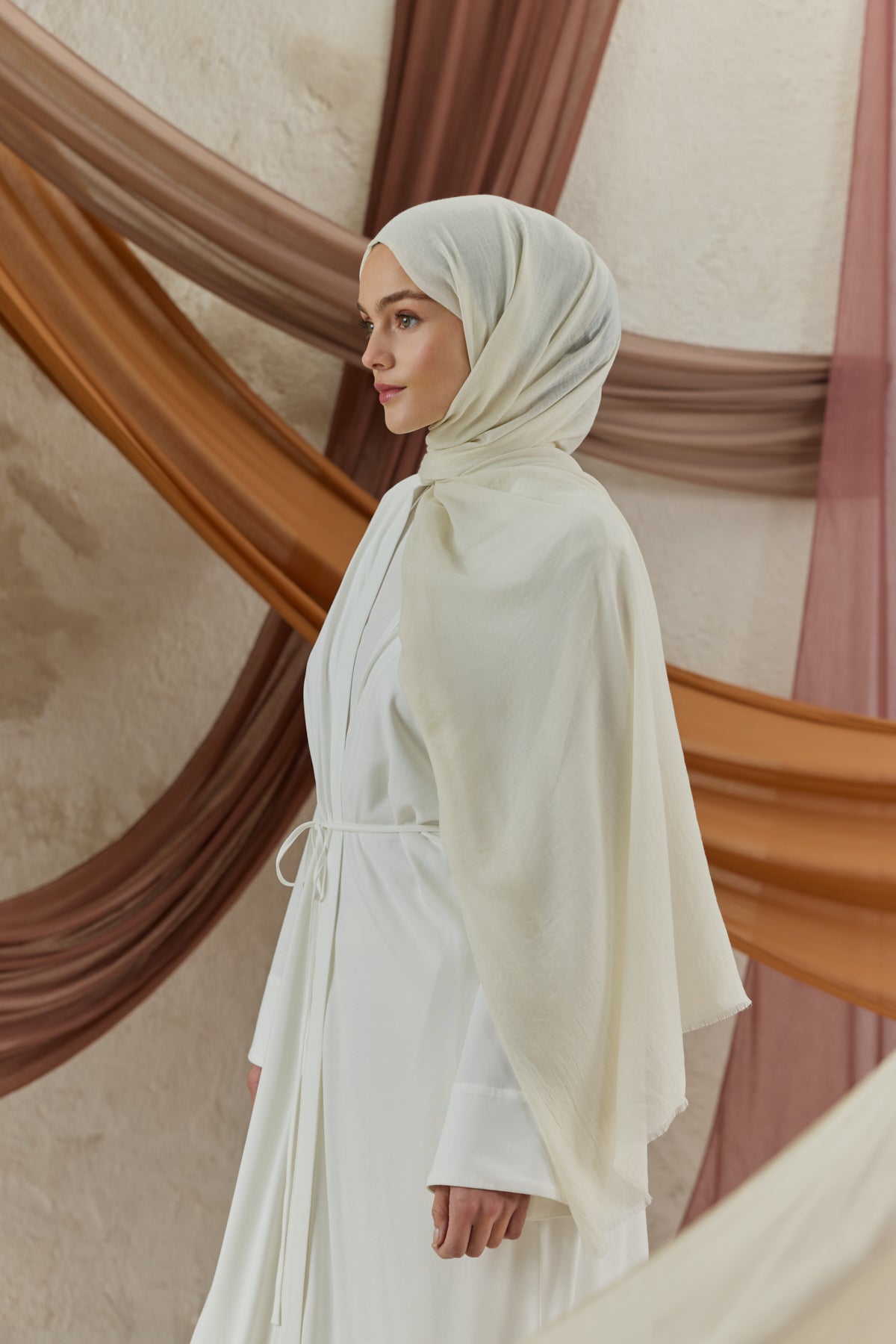 Soft Line Pamuk Şal Kemik