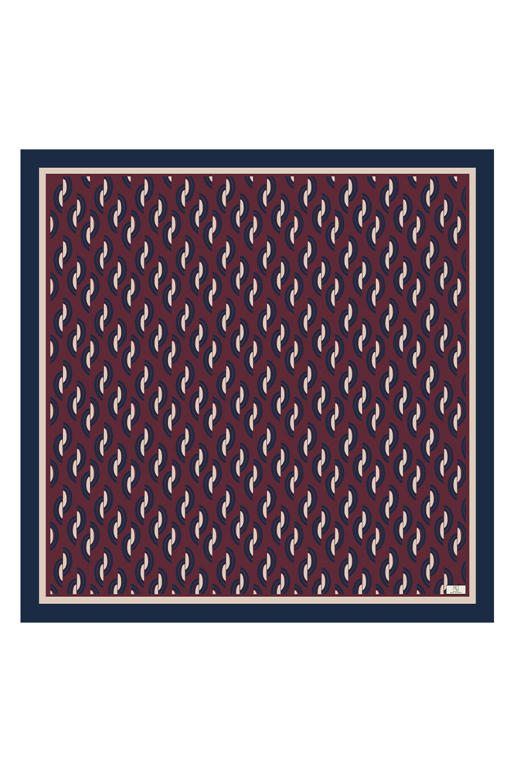 Twill İpek Eşarp Aura Bordo