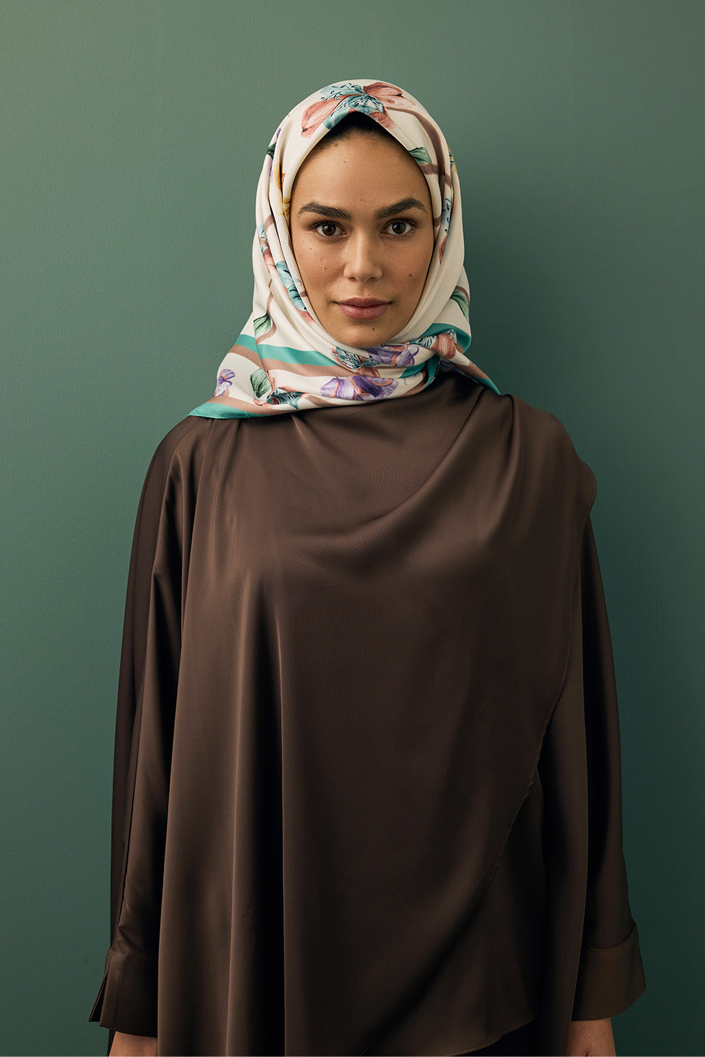 Twill İpek Eşarp Orkide