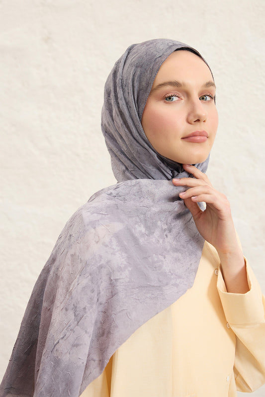 Vela Desenli Pamuk Şal Gül Kurusu